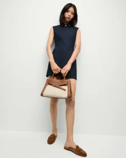 Veronica Beard Crossbody Bags|The Gift Guide*Canvas Dash Bag in Linen & Tan NaturalLinen/Hazelwood