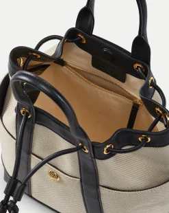 Veronica Beard Crossbody Bags|Vb Classics*Goody Bag in Natural/Black