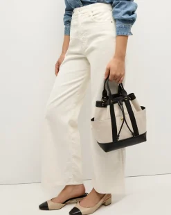 Veronica Beard Crossbody Bags|Vb Classics*Goody Bag in Natural/Black