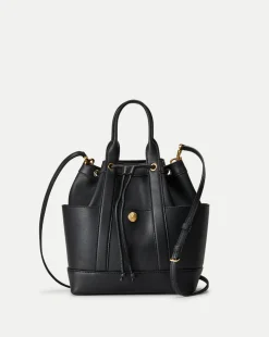 Veronica Beard Crossbody Bags|The Gift Guide*Goody Bag in Leather Black
