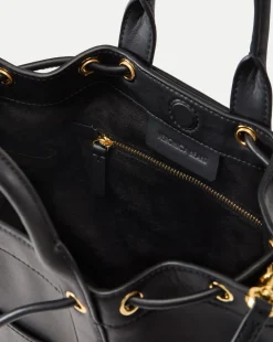 Veronica Beard Crossbody Bags|The Gift Guide*Goody Bag in Leather Black