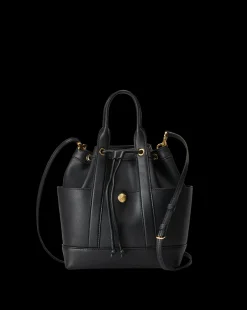Veronica Beard Crossbody Bags|The Gift Guide*Goody Bag in Leather Black