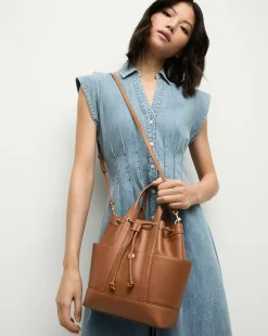 Veronica Beard Crossbody Bags|The Gift Guide*Goody Bag in Tan Leather Hazelwood