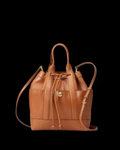 Veronica Beard Crossbody Bags|The Gift Guide*Goody Bag in Tan Leather Hazelwood