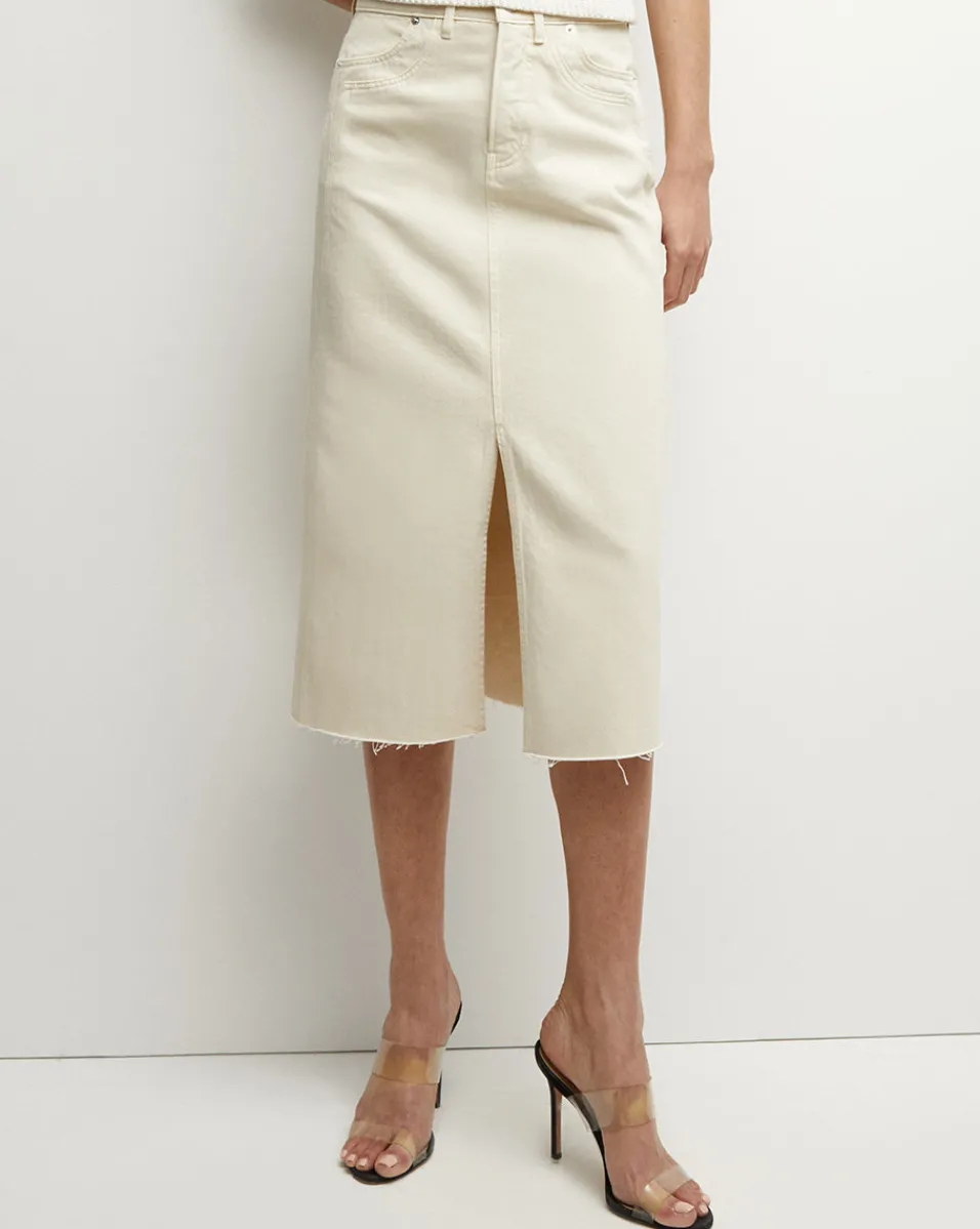 Veronica Beard Skirts & Shorts*Victoria Denim Skirt in Ecru