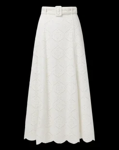 Veronica Beard Skirts & Shorts*Vintry Eyelet Skirt White