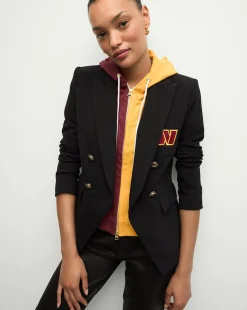Veronica Beard Jackets & Outerwear*Washington Commanders Dickey Jacket in Black/Gold WashingtonCommanders