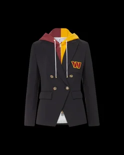 Veronica Beard Jackets & Outerwear*Washington Commanders Dickey Jacket in Black/Gold WashingtonCommanders