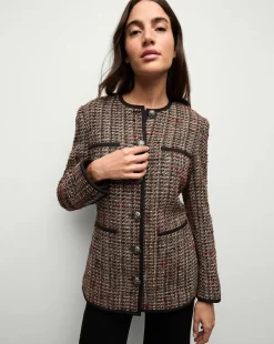 Veronica Beard Jackets & Outerwear*Watkins Dickey Jacket in Grey Multi GreyMulti