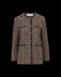 Veronica Beard Jackets & Outerwear*Watkins Dickey Jacket in Grey Multi GreyMulti