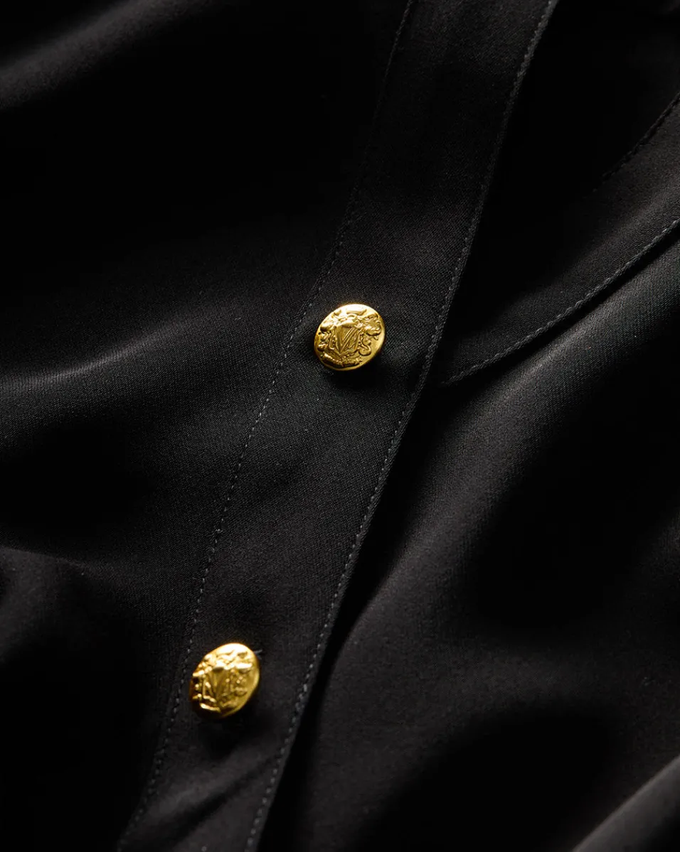 Veronica Beard Dresses|Party Dressing*Wright Mini Dress in | Shirt Dress Black