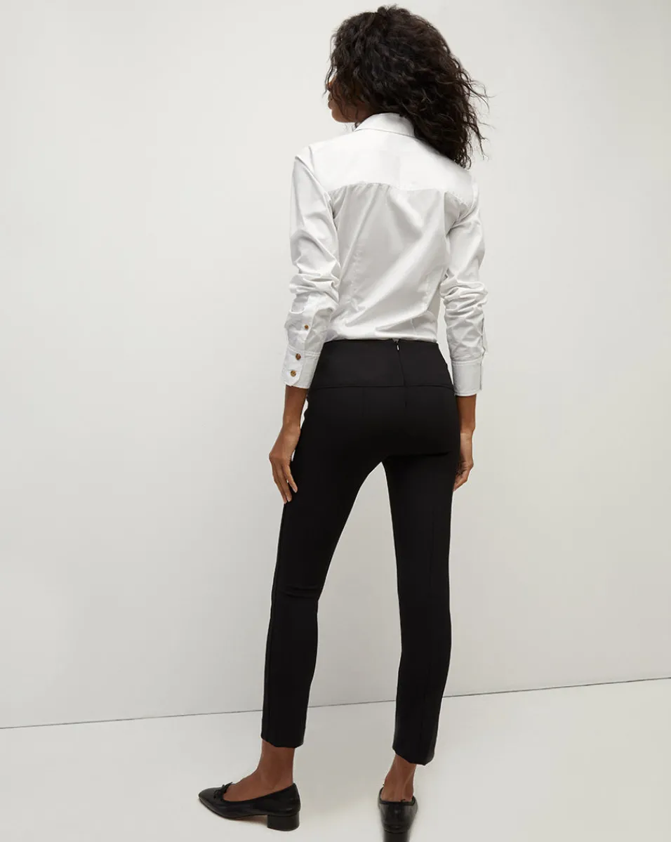 Veronica Beard Pants|Matching Sets*Zip Back Scuba Pant Black