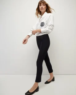 Veronica Beard Pants|Vb Classics*Zip Back Scuba Pant Navy