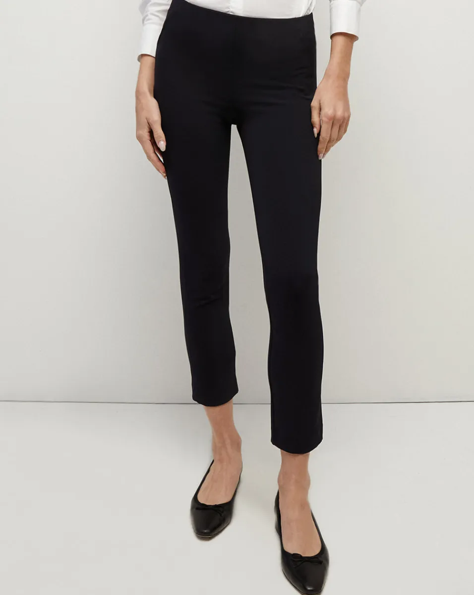 Veronica Beard Pants|Vb Classics*Zip Back Scuba Pant Navy