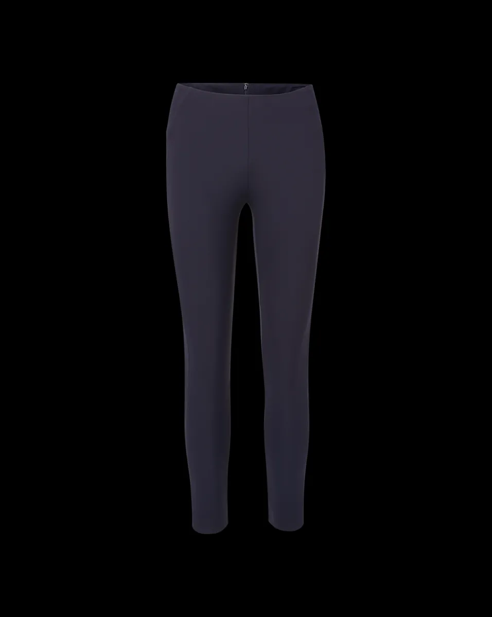 Veronica Beard Pants|Vb Classics*Zip Back Scuba Pant Navy